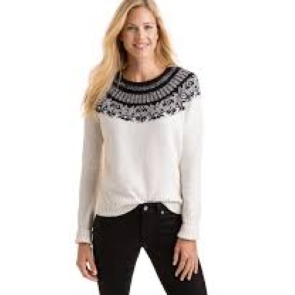 Vineyard Vines Nordic Fair Isle Sweater, women’s size small